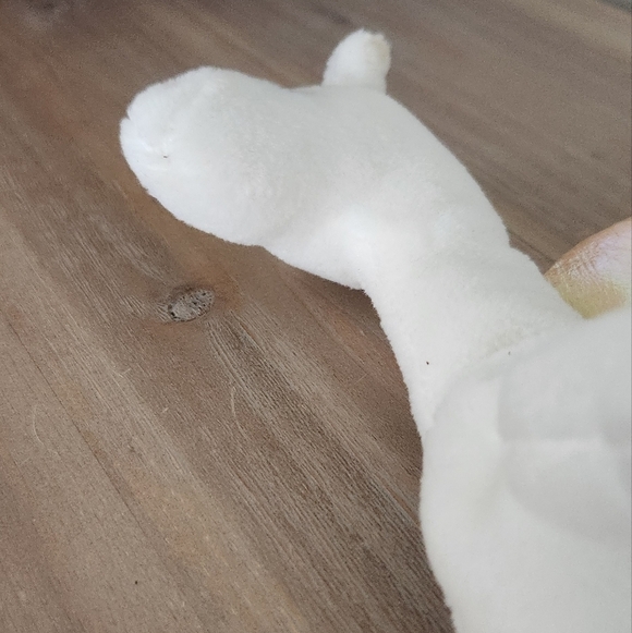 🐉 Ty Beanie Baby “Magic” the White Dragon – 1995 Vintage Plush, No Tags - Picture 12 of 14